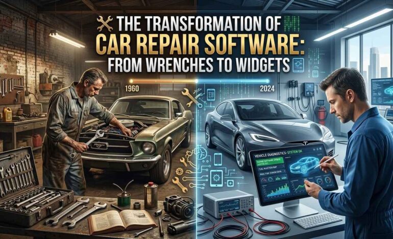 The Transformation of Car Repair Software: From Wrenches to Widgets: