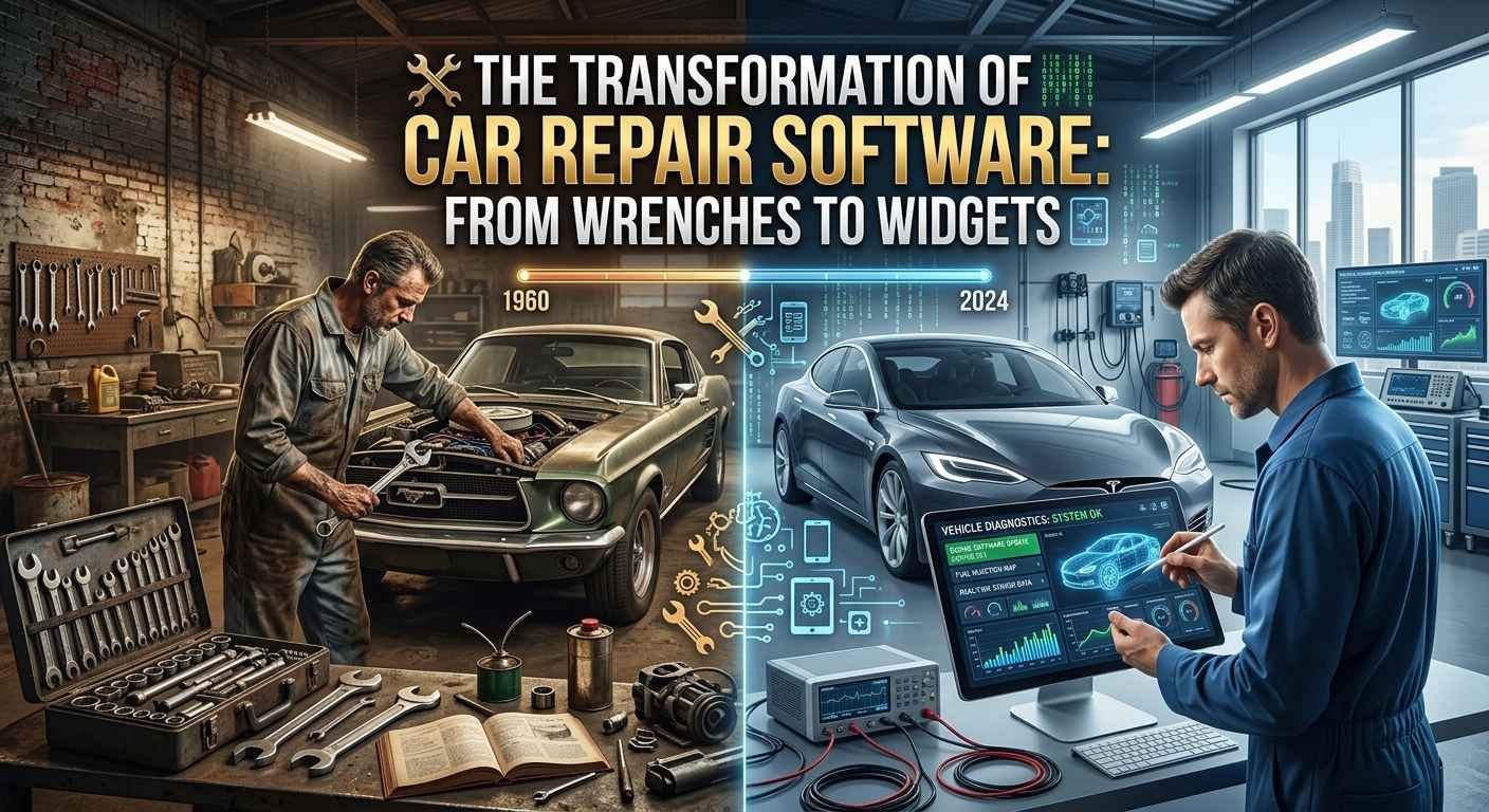 The Transformation of Car Repair Software: From Wrenches to Widgets: