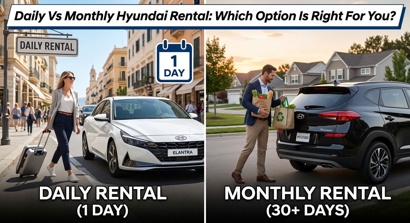 Daily Vs Monthly Hyundai Rental: Which Option Is Right For You